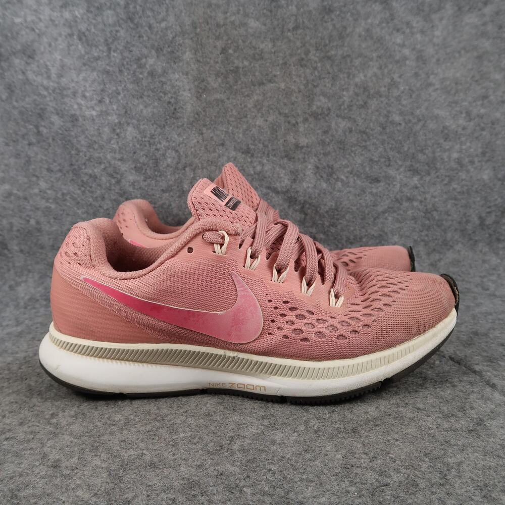 Nike Shoes Womens 6 Athletic Trainer Zoom Pegasus 34 Running Sneaker Sport Pink